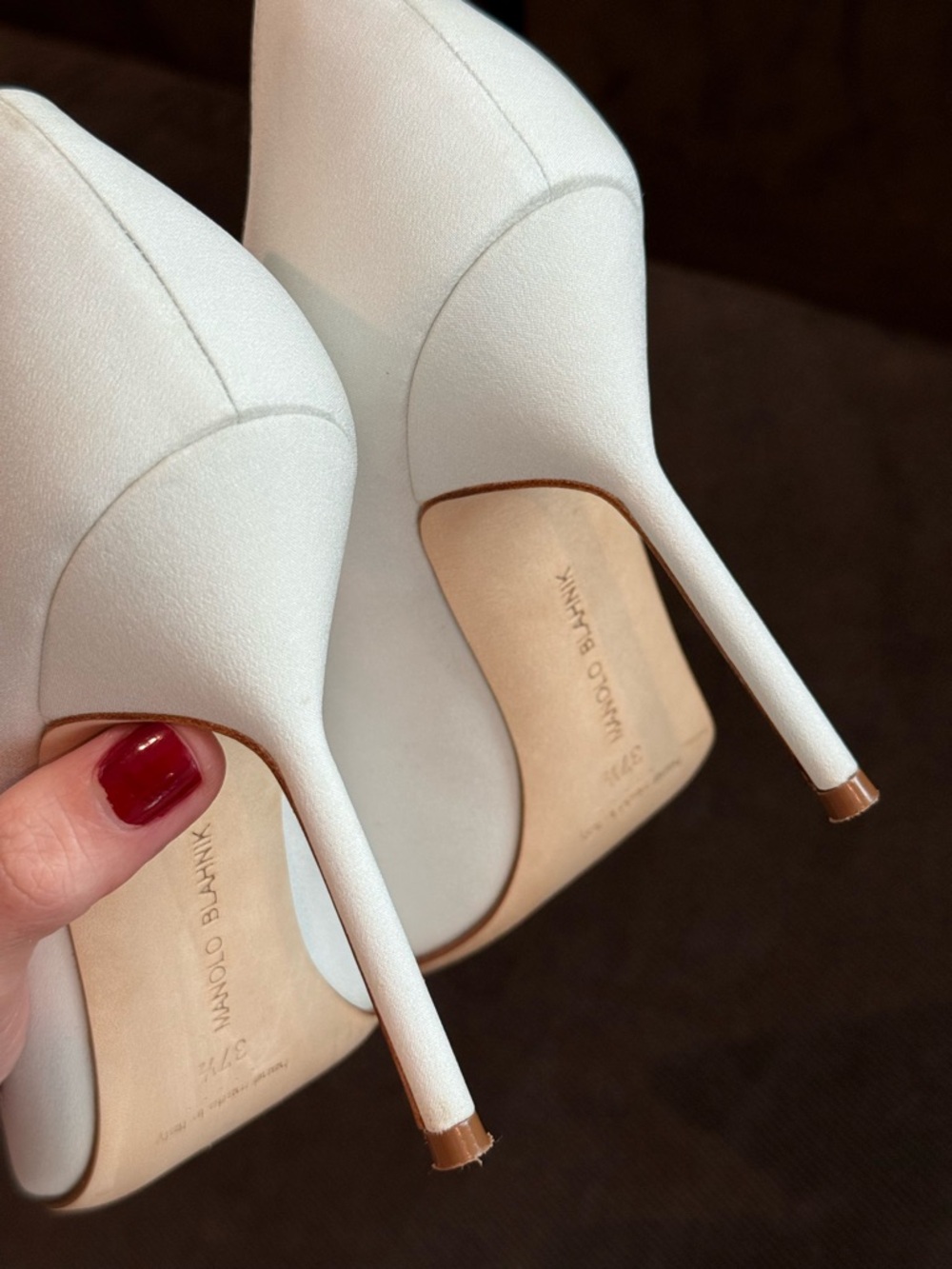 Manolo Blahnik Crepdechine Pumps - Picture 11 of 15